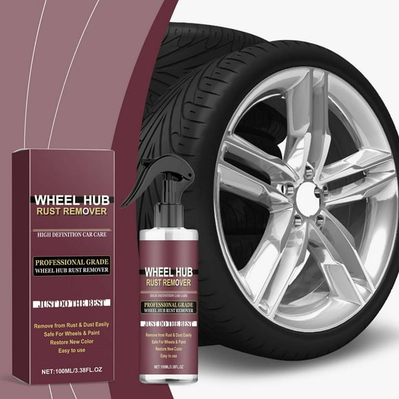 TopLLC Car Care & Cleaning Car Wheel Hub Rust Remover Iron Powder Remover Car Paint Wash Rust Remover Iron Rust Stain Remover Cleaner 100ml Rust Remover