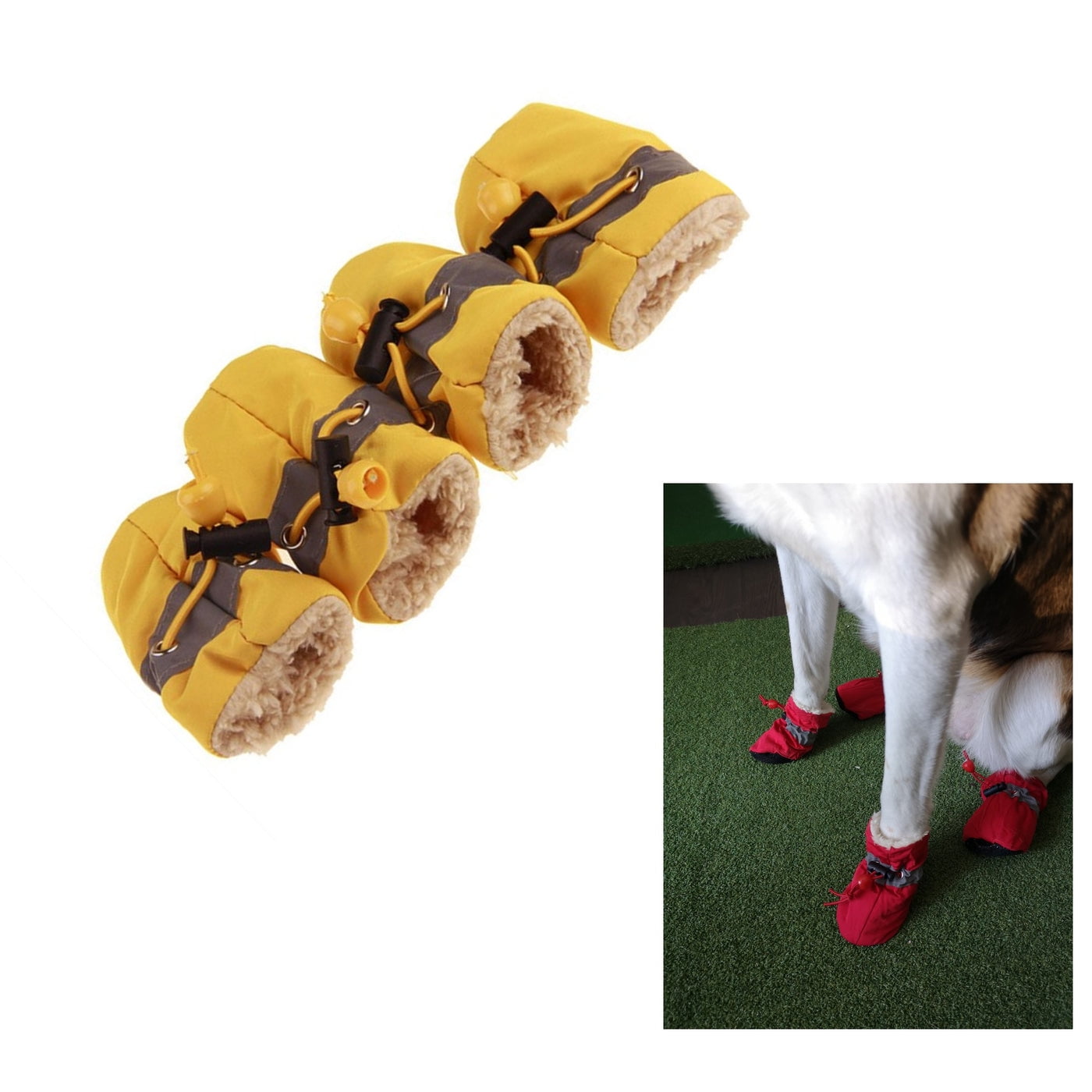 A99 PSB Pcs Pet Dog Socks Anti Slip Dog Snow Boots Dog Shoes for