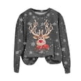 thumbnail image 4 of Futezty Christmas Print Sweatshirt Sweatshirts for Women Merry Gifts, 4 of 4