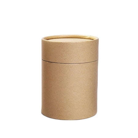 

Worallymy Canisters Kraft Paper Tea Box Dried Fructose Container Tea Packing Box Caddy Storage Bottle