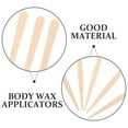 thumbnail image 4 of 100pcs Wooden Wax Sticks Body Lip Chin Hair Removal Small Waxing Applicators, 4 of 8