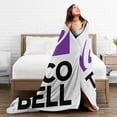 thumbnail image 5 of Taco Bell Blanket, Super Soft Throw Blanket For Bed Sofa Couch, Cozy Flannel Blanket For Bedroom Livingroom, 40"X30", 5 of 9