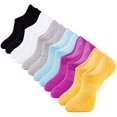 thumbnail image 1 of IDEGG Calcetines invisibles para mujeres y hombres, corte bajo, tobillo, corto, antideslizante, atlético, para correr, novedad, calcetines invisibles informales, 1 of 4