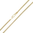thumbnail image 3 of Kylie Harper Unisex Italian 14k Gold Over Silver Snake Chain - 18"-24", 3 of 5
