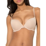 Smart & Sexy Womens Add 2 Cup Sizes Push Up Bra, Single and 2-Pack