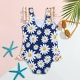 thumbnail image 6 of Mercatoo MercatooBaby Girls Daisy Swimsuit 𝐎ne 𝐏iece Ruffles Bathing Suits Cute Beach Sport Swimming Backless Summer Swimwear, 6 of 8