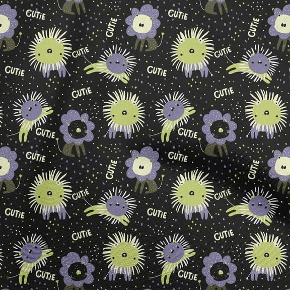 oneOone Viscose Chiffon Lime Fabric Animals Sewing Craft Projects Fabric Prints By Yard 42 Inch Wide