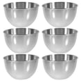 thumbnail image 1 of WORGEOUS 6 piezas de salsa de acero inoxidable platos mini platillos tazones platos sazonor, 1 of 8