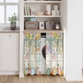 thumbnail image 6 of Easter Kitchen Curtains 54 Inch Length, Spring Rabbit Eggs Eucalyptus Leaves Floral Wood Tiers Curtains for Bathroom Bedroom Cafe, Light Filtering Small Window Treatment Drapes 2 Panels 42"Wx54"L, 6 of 8
