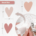thumbnail image 6 of Wall Palz Boho Hearts Vinyl Wall Decals Peel and Stick Room Decorations, 6 of 9