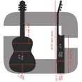 thumbnail image 3 of Crossrock CRF1000SUWT Fiberglass Soprano Ukulele Hard-Shell Case, White, 3 of 5