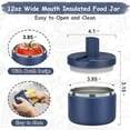 thumbnail image 3 of Termo para alimentos Pawtong con aislamiento al vacío de 350 ml, acero inoxidable, azul, 3 of 7