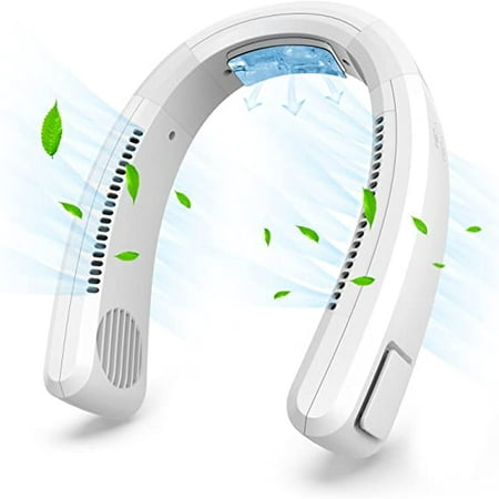 Neck Fan Portable Neck Air Conditioner Rechargeable 4000mAH Battery ...