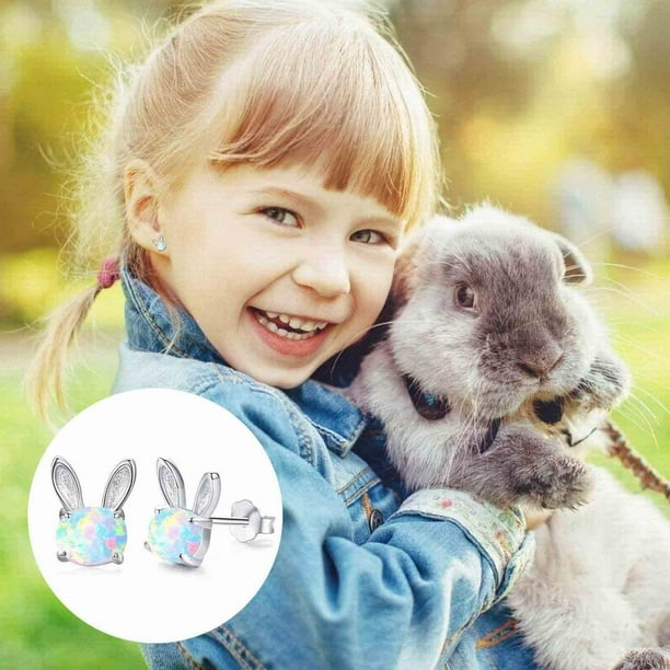 Pendientes para mujer, Regalos para mujer Neue Niedliche Tier Kaninchen Ohrringe Ohrringe Ohrringe Weibliche Ohrringe Ohrringe Anillo de esquí