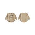 thumbnail image 2 of BemeyourBBs Its Alright To Be Little Bitty Baby Outfit Baby Boy Western Romper Sweatshirt Letter Cowboy Hat Print Long Sleeve Bubble Bodysuit Western Baby Boy Clothes, 2 of 9