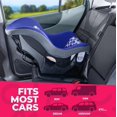 thumbnail image 5 of Todays Kids Car Seat Protector for Child Car Seat - Waterproof Car Seat Protector with Thick Padding, Seat Protector Under Baby Car Seat with 2 Pockets - Universal Car Seat Pad & Car Seat Mat - Black, 5 of 7