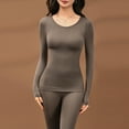 thumbnail image 4 of Wlynlyn Thermal Underwear Sets for Women Long Johns Winter Warm Base Layer Seamless Soft Top Bottom 2 Piece Sets, 4 of 6