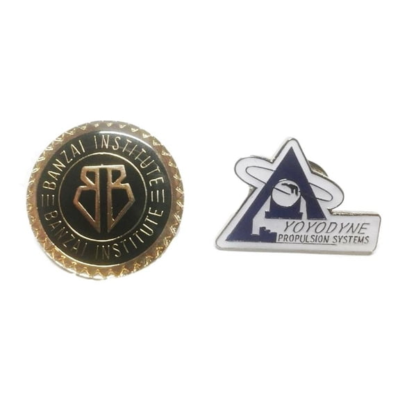 Buckaroo Banzai Set of 2 Metal Enamel Pins