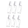 thumbnail image 5 of Eguiwyn Refillable Fine Mist Atomizer Spray Bottles 6 Pack, 50ML Transparent Plastic, TSA Approved for Travel Toiletries, Perfume, Essential Oils, Skincare & Cleaning Solutions, Clear, 5 of 5