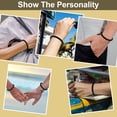 thumbnail image 2 of KOMUNJ 2 piezas pulseras de cuerda budistas hechas a mano, pulsera de cuerda tejida ajustable tibetana, juego de pulseras de amistad ajustables hechas a mano de buena suerte, regalo para, 2 of 7