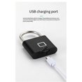 thumbnail image 4 of Keyless Smart Fingerprint Padlock USB Charging Fingerprint Lock Waterproof Door Lock 0.2sec Unlock Security Padlock B, 4 of 5
