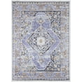 thumbnail image 1 of Emerald Grenier Grey & Teal 3'3" x 5' Accent Rug, 1 of 5