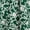 Green Notes, variant on Women's and Women's Plus Cotton Back Tie Midi Dress with Short Puff Sleeves, Sizes XS-4X