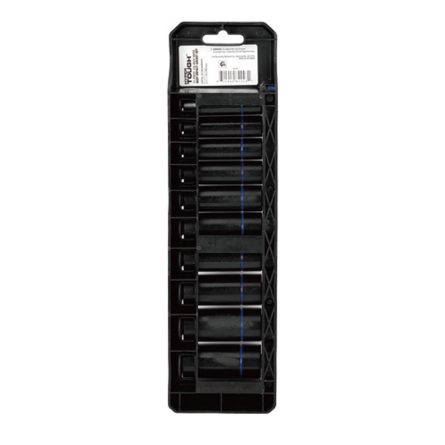 Juego de 11 piezas de dados de impacto métricos de 3/8 pulgada Hyper Tough (mm) 8