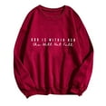 thumbnail image 4 of PNTUTB Sweatshirts for Women Long Sleeve Graphic Crew Neck Pullover Casual Loose Fall Winter Clothes, 4 of 5