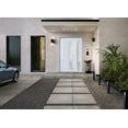 thumbnail image 5 of Front Exterior Prehung FiberGlass Door Frosted Glass / Manux 8088 White Silk / Side Exterior Window / -W30+16" x H80"-Left-hand Inswing, 5 of 6