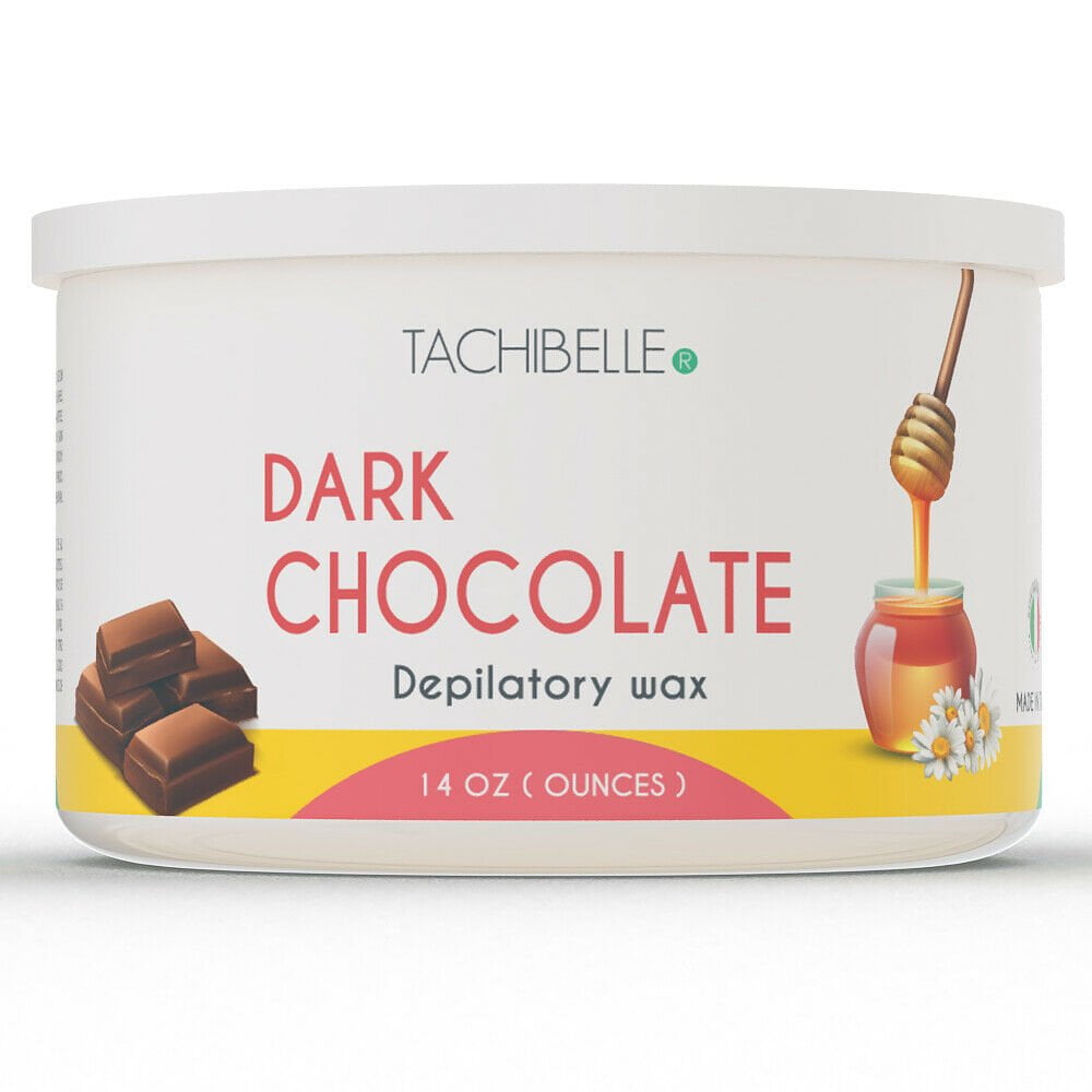 Tachibelle Liposoluble Depilatory Wax Dark Chocolate Wax 14 Oz
