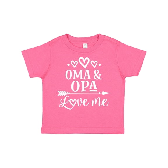 Inktastic My Oma Opa Love Me Grandchild Boys or Girls Toddler T-Shirt