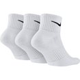 thumbnail image 3 of Nike Mens 3PK Cushioned Quarter Socks White 12-15, 3 of 3