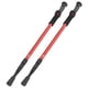 thumbnail image 5 of Bastones De Senderismo Para Acampar, Duraderos Para Usar Bastones De Trekking Con Punta De Poste De Acero De Tungsteno Para El Hogar Para Acampar Cergrey Rojo, 5 of 8