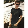 thumbnail image 2 of Deer Head With Color Pattern T-Shirt Men -Image by Shutterstock, Male 5X-Large, 2 of 4