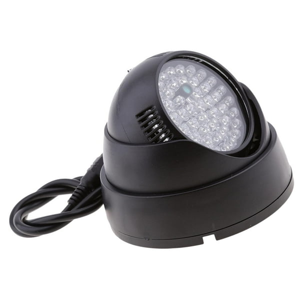 Iluminador infrarrojo de 48 LED para cámaras de vigilancia interiores Estuche negro