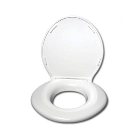 Big John Products Standard Elongated Closed Front Toilet Seat with Cover,