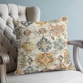 thumbnail image 4 of Pillow Covers 26x26 Set of 2, Farmhouse Morocco Throw Pillow Covers Decorative Couch Cushion Cover, Boho Abstract Shabby Texture Art Microfiber Soft Square Pillowcases for Bedroom Living Room Sofa, 4 of 9