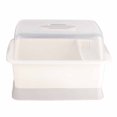 thumbnail image 5 of Portable Dish Drying Rack with Lid ,PP Dish Plate Cup Drainer OrganizerMinimalist Dustproof Dish Drying Bowl for Home Kitchen [M], 5 of 9