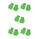 thumbnail image 1 of Guantes sin dedos Jumpingount elegantes y cómodos para hombres y mujeres accesorio de ropa cubiertas de mano tejidas de estilo Simple Verde 5Conjunto, 1 of 6