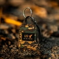 thumbnail image 2 of Mini Keychain Backpack With Carabiner Clip – Portable Key Organizer Holder Small EDC Pouch For Keys And Mini Accessories – Christmas Candy Garland Small Trees for Mantle Chandelier Teardrop, 2 of 8