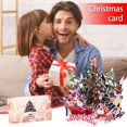 thumbnail image 2 of Christmas New Glittering Dreamy Three-dimensional Greeting Card Christmas Tree, 2 of 5