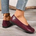 thumbnail image 5 of Xdegoge Flat Shoes for Women Bow Tie Ballet Flats Summer Slip On Loafers Classic Dressy Round Toe Footwear Closed Toe Casual Office Work Walking Lightweight Pumps, 5 of 9