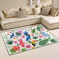 thumbnail image 2 of Dreamtimes Lightweight Soft Area Rugs 60 x 39 inch (5'x 3'3"), Tropical Jungle Party Floor Mat for Kids Playing Room Hardwood Floor Living Room Nursery Rugs, 2 of 6
