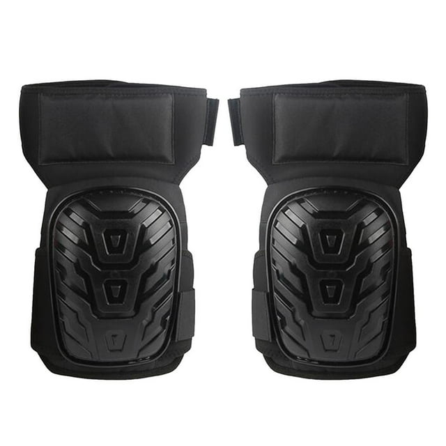 Almencla 1 Pairs Knee Pad For Work- Heavy Duty Construction Gel knee Pads Anti-Slip Strap