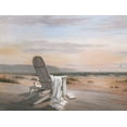thumbnail image 2 of Unknown 18x15 White Modern Wood Framed Museum Art Print Titled - Coffee on the Beach II, 2 of 4
