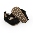 thumbnail image 6 of Yoyauz Baby Girl Mary Jane Shoes Anti Slip Rubber Sole Ballet Slippers Princess Dress Wedding Shoes Newborn Kids Shoes Toddler Shoes（0-12 Month）, 6 of 9