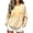 Beige, variant on Trendfront Womens Vintage Graphic Sweatshirts Crewneck Long Sleeve Wear Your Own Story Letter Print Casual Fall Pullover Tops
