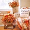 thumbnail image 3 of AcerichFad Fall Flowers Outdoor, 24 Bundles Artificial Autumn Faux Silk Flowers Fake Plants for Outside Indoor Yard Garden Porch Patio Home Decor, 3 of 11