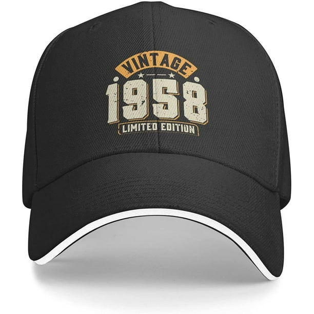 Vintage 1958 Limited Edition Caps 65th Birthday Gift 65 Years Old